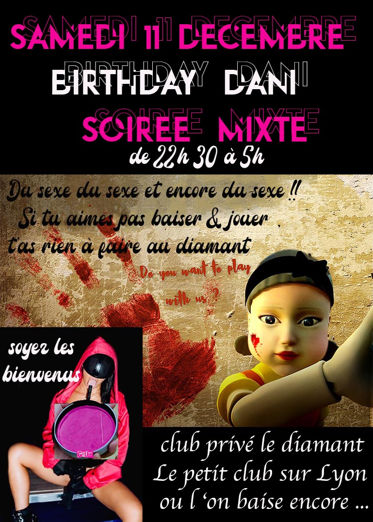 birthday Dani soirée mixte - Diamant Libertin